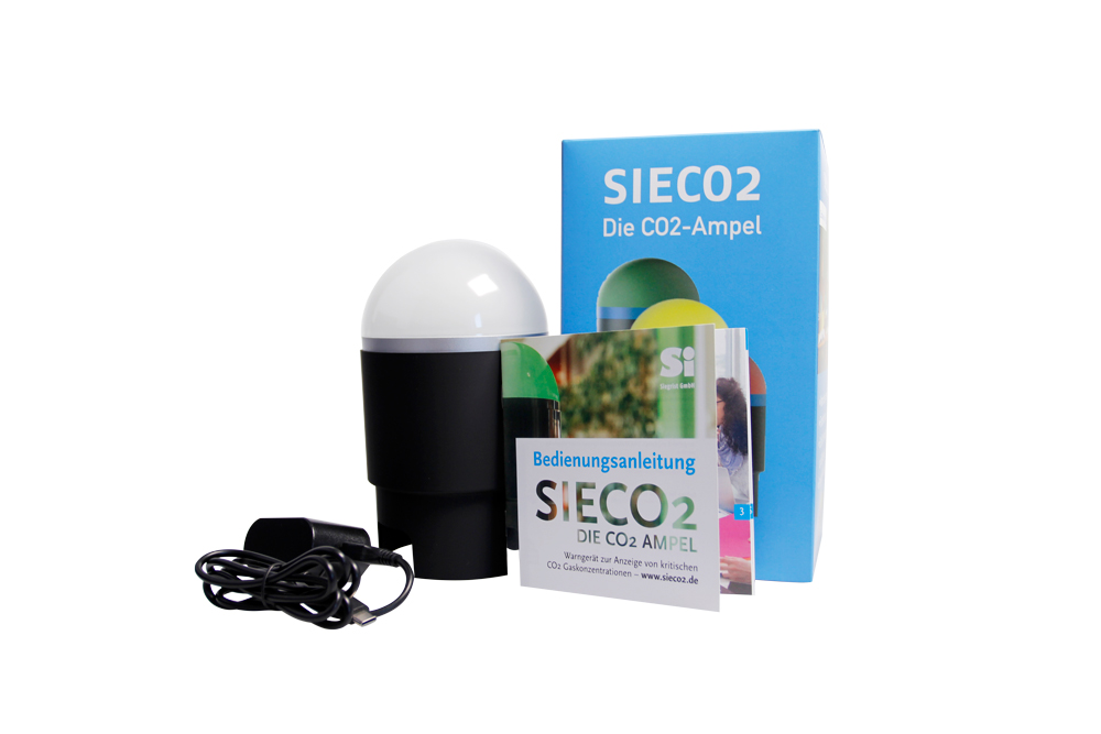 SIECO2 Ampel zur CO2 Überwachung